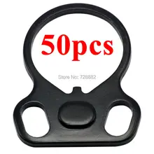 50 шт. для охоты AR Концевая пластина овальная двойная петля слинг адаптер для правой/левой руки крепление принадлежности для охотничьего ружья