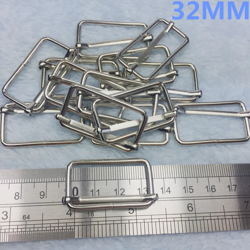 32MM silver slide  buckle