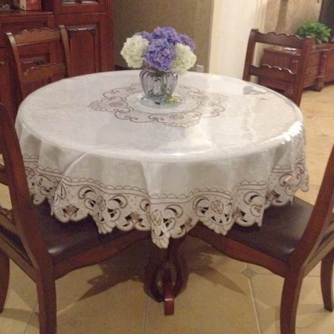 2016 new hot sale High-end European oval tablecloth round table cloth Embroidery table cover free shipping 2016 new hot sale High-end European oval tablecloth round table cloth Embroidery table cover free shipping