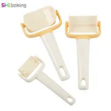 Shebaking 3 шт./компл. прокатки печенья формочка для печенья лопатка для помадного торта машина для выпечки печенья Форма торт декоративная печать набор кухонный инструмент для выпечки