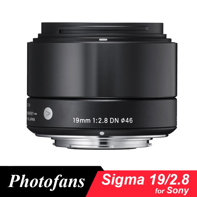 Объектив Sigma 19 мм f2.8 DN для камер Sony E-mount (черный) | Электроника