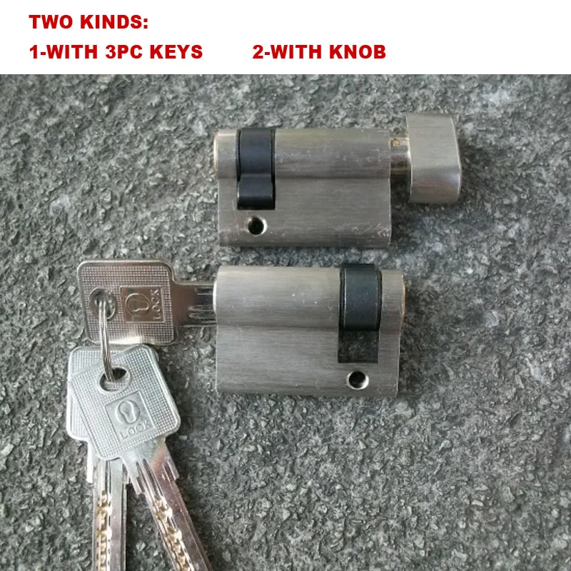 SINGLE SIDE BRASS CYLINDER ONE SIDE KEY CYLINDER ONE SIDE KNOB CYLINDER