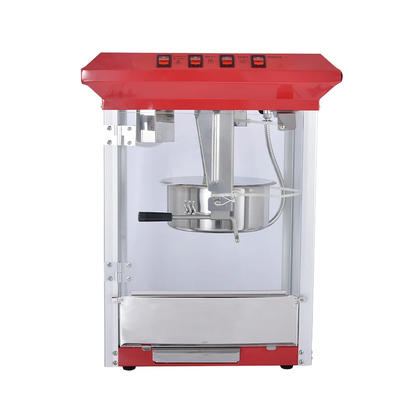 Электрическая машина для попкорна коммерческий автоматический горячий масляный попкорн чайник из нержавеющей стали антипригарный горшок аппарат для изготовления попкорна Machine110/220 В