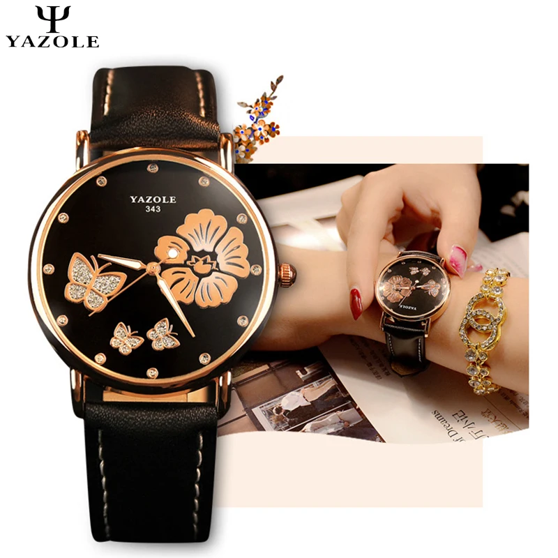 Relojes Mujer yazole кварц часы новый дизайн Для женщин Повседневные брендовые Роскошные