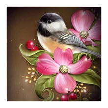 Пользовательские алмазов картина птица цветок вышивка крестиком Рождество Санта-Клаус Снеговик дар home decor diy pintura стразами ponto cruz