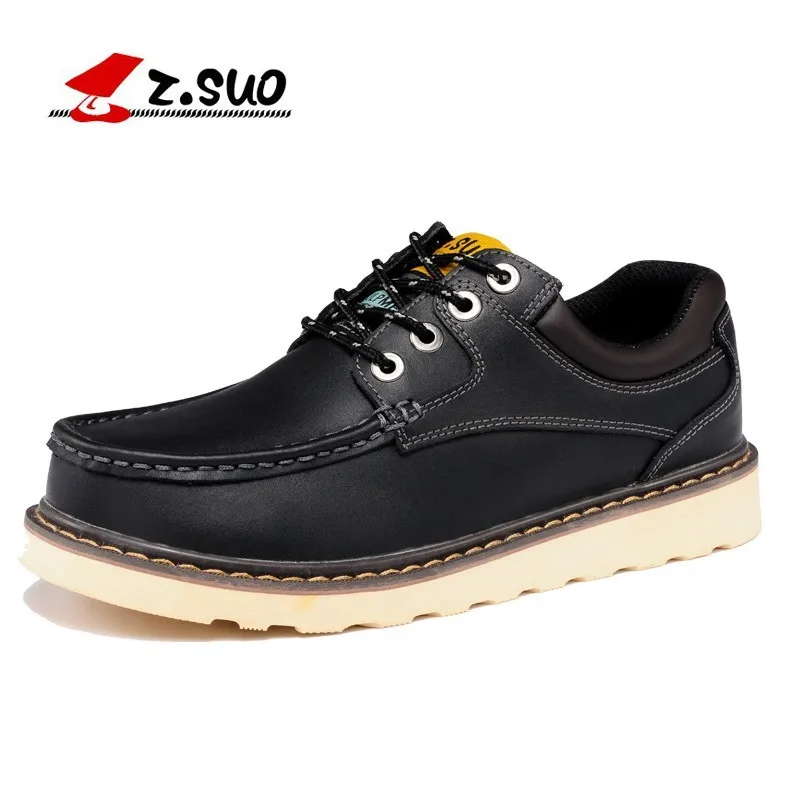 

2017 Fashion Spring/Autumn men shoes Genuine Leather boots Lace-Up Breathable/Comfortable British Men's Casual Martin boots