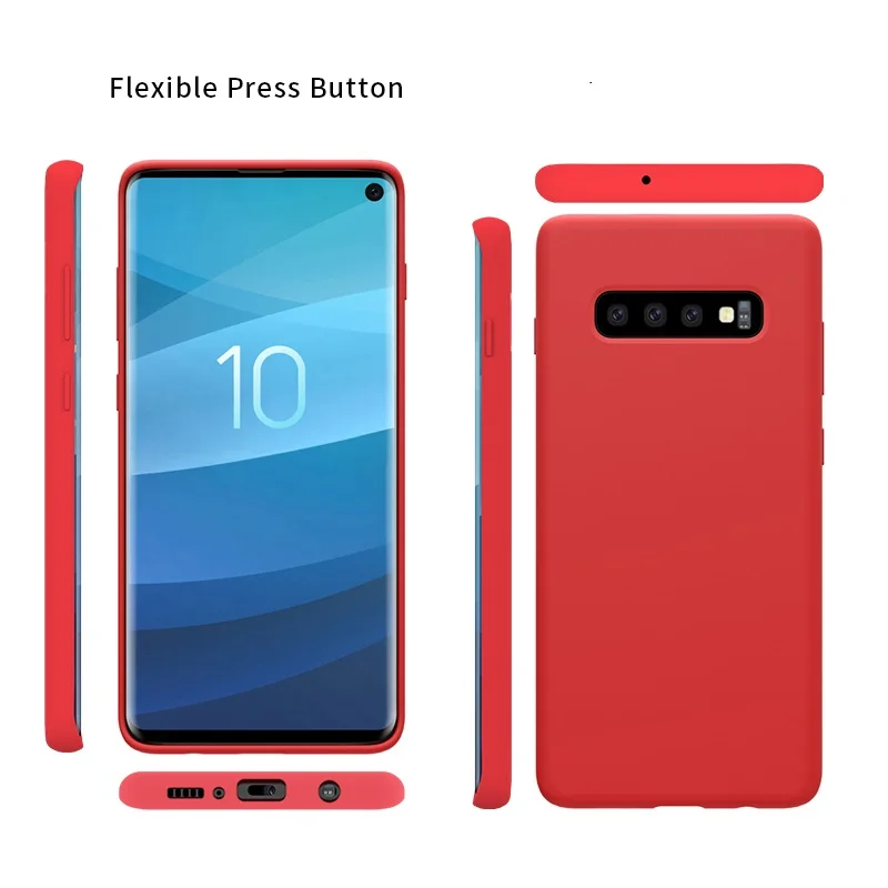 Najtaniej Nillkin silikonowe etui z płynem do Samsung Galaxy S10 case 6.1 do Samsung S10 Plus 6.4 S10e S10 Lite futerał ochronny 5.8