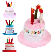 Новые летние принадлежности для костюмированной вечеринки модные разноцветные день рождения свеча для торта шляпа Короткие Плюшевые ботинки для взрослых вечерние развлечений расходные материалы