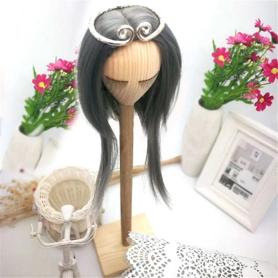 Cateleya Milk ash Straigst парики высокотемпературное волокно 1/3 BJD парики для кукол