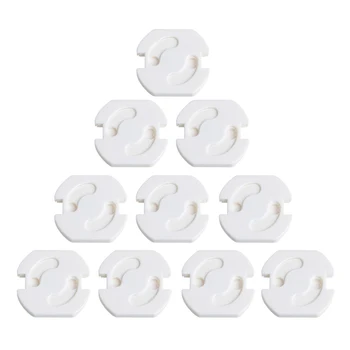 

10Pcs Mains Plug Socket Cover Baby Proof Child Safety Plug Guard Protector