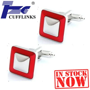 

TZG02257-3 Enamel Epoxy Cufflink Cuff Link 2 Pairs Free Shipping Promotion