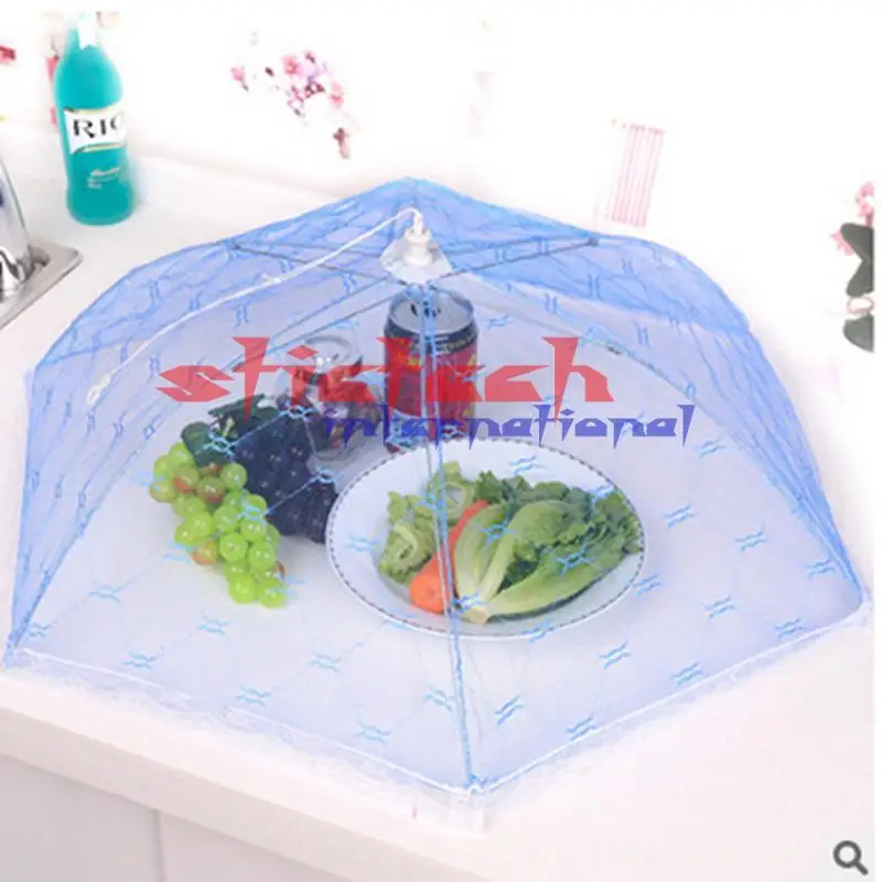 by dhl or ems 500pcs Collapsible Food Covers Umbrella Style Anti Fly