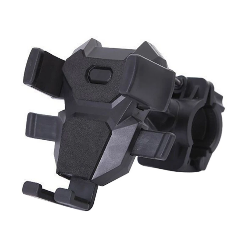 

ABS Bicycle Phone Holder Universal Bike Motorcycle Mobile Mount Stand Non-slip Cellphone Handlebar 360 Degree Rotation MTB Road