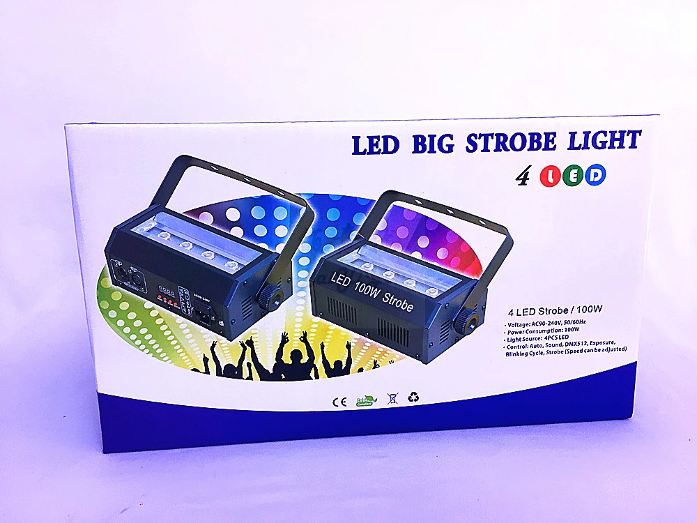 4pcs 100W LED Strobe09