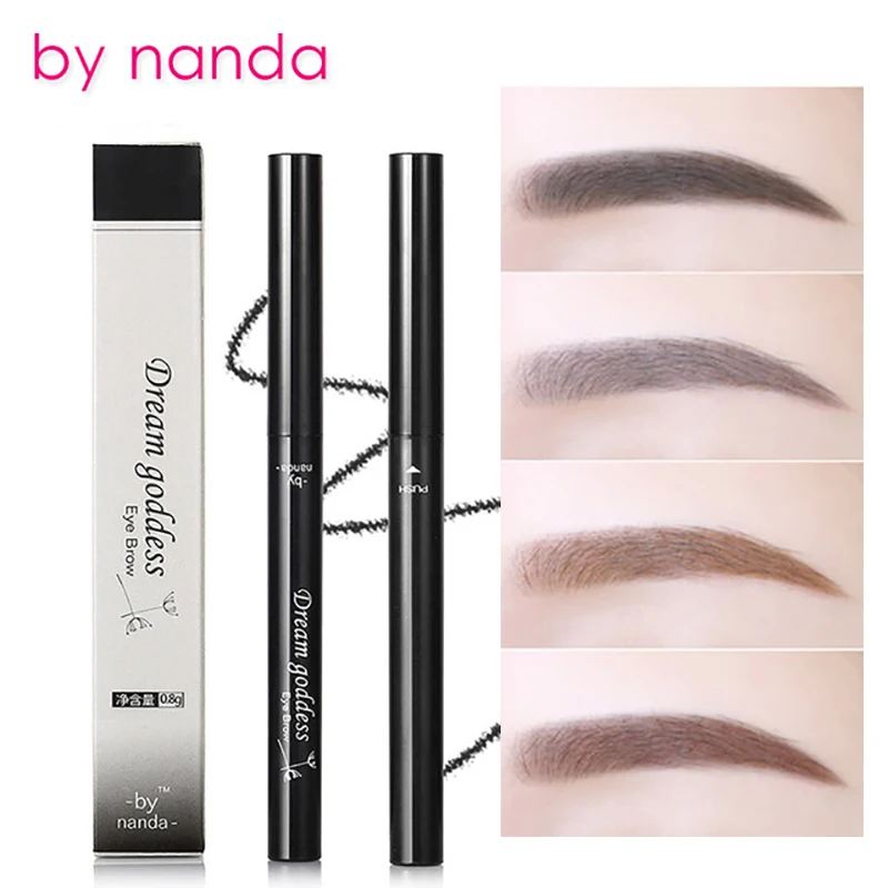 

by nanda Brand 24 Hours Long-lasting Water-Resistant Cosmetic Eyebrow Pencil 5 Colors Eye Brow Liner Professional Makeup Tools