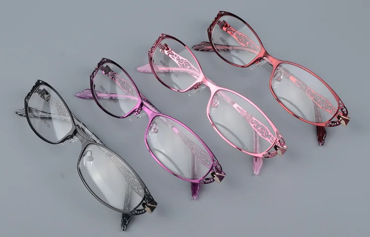 Мода 2017 г. элегантный Для женщин сплав очки кадр Женский оптические очки по рецепту очки кадр Óculos близорукость кадров