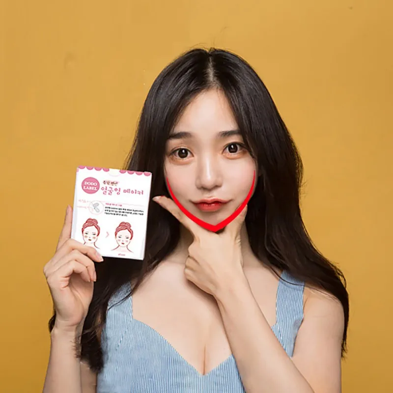 40pcs Face Stickers V face Makeup Tool Kit Matte invisible Transparent 3D Makeup Cosmetics lift 40pcs Face Stickers V face Makeup Tool Kit Matte invisible Transparent 3D Makeup Cosmetics lift
