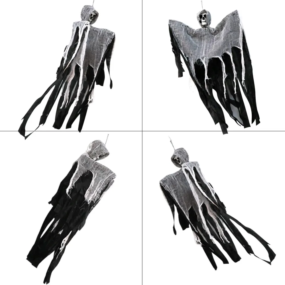 OurWarm 90*60 см Хэллоуин висит призрак ведьмы заключенный Grim Reaper дом с привидениями