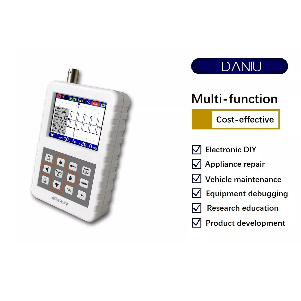 DSO PRO Портативный мини цифровой осциллограф 5 м пропускная способность 20MSps частота дискретизации одноканальный тест-метр инструменты