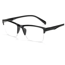 6 пар черный полукадр очки для чтения Анти-усталость увеличительная линза для очков+ 0,25+ 0,75+ 1,25+ 1,75+ 2,25+ 2,75+ 3,25+ 3,5+ 4,0