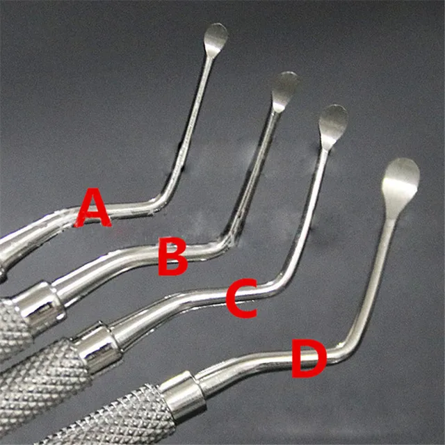 1pcs Double Head Dental Excavator Stainless Steel 2 Ends Restorative