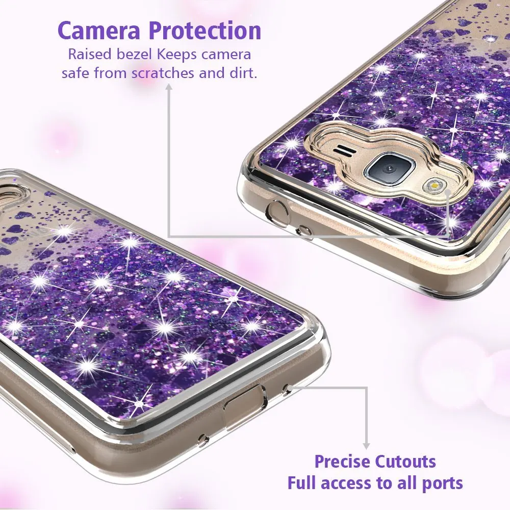 YIESOM J3 2016 Luxury Liquid Glitter Soft TPU Case For SAMSUNG GALAXY J3 2016 J310 J5 2016 J510 J7 2016 J710 J5 J7 Prime Cases (5)