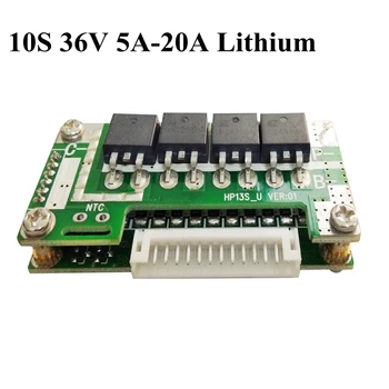 

10S 36V Lithium Battery Protection Board with Equalization 5A-20A Working Current Electric Bicycle Battery Protection Board