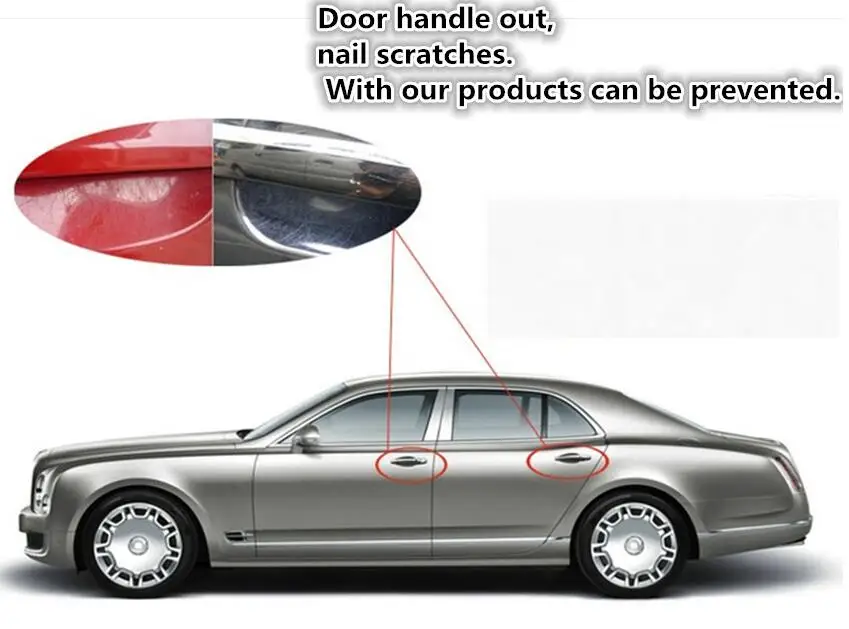 Автомобильный Стайлинг протектор дверной ручки пленка наклейка для BMW E87 E81 F20 F21 F31