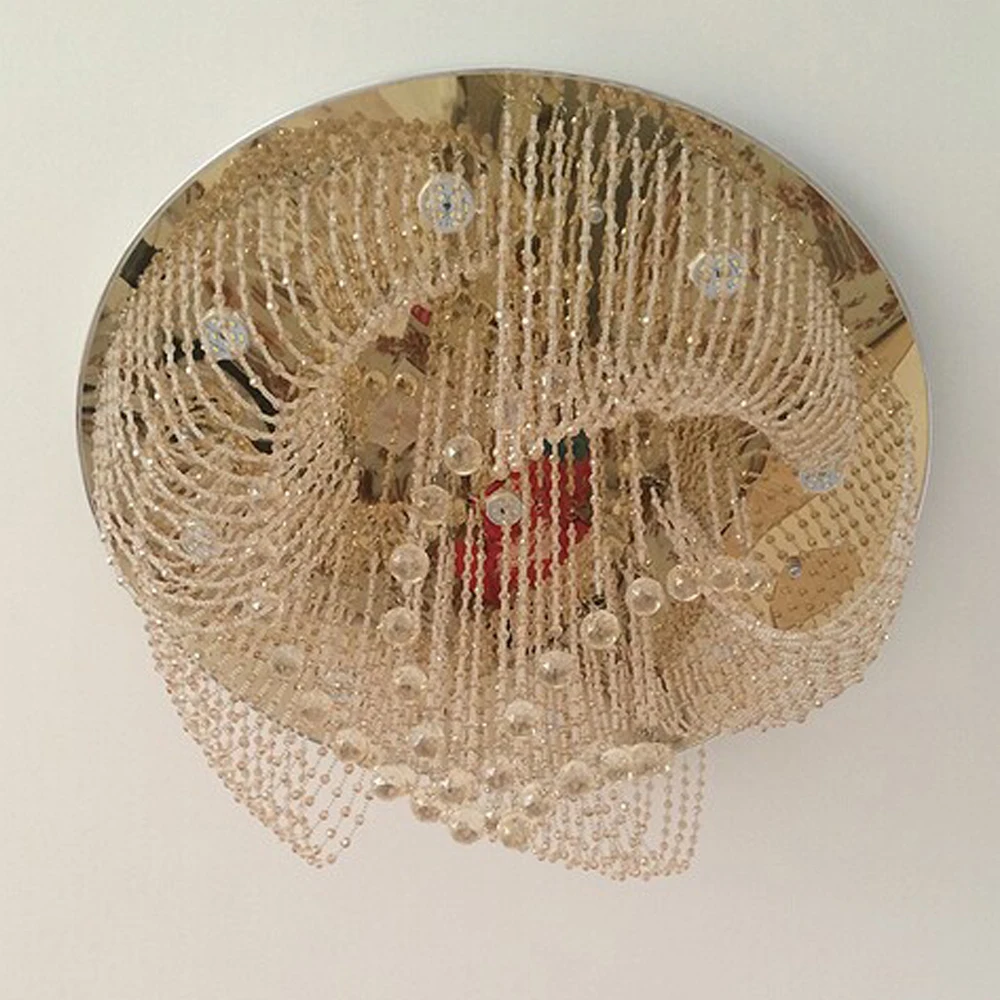 

new luxury home crystal chandeliers ceiling room lamp modern lighting