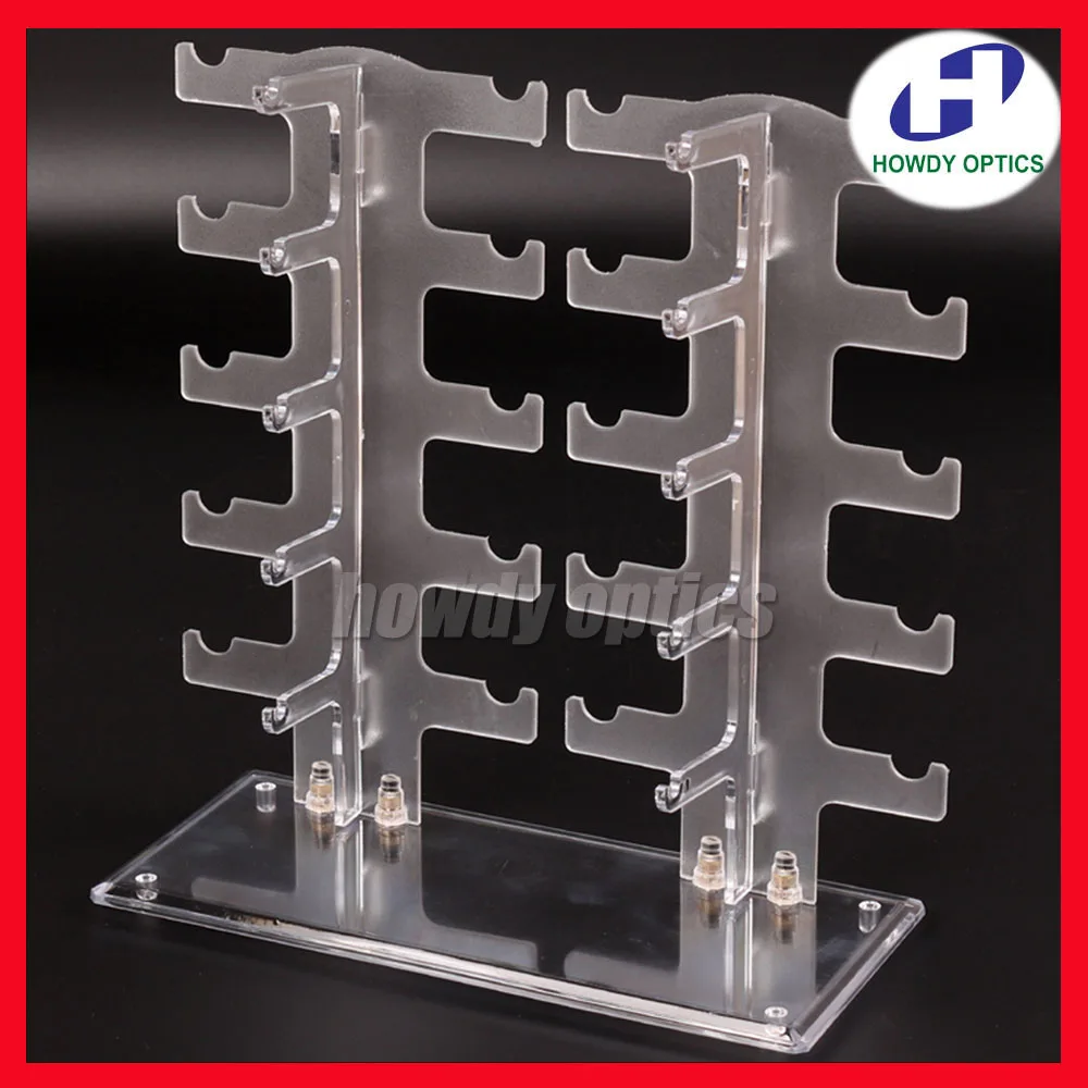 50sets/lot Wholesale Plastic Eyeglasses Display Stand Rack Holder Shelf