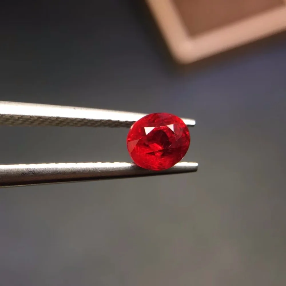 

GIL Certificated Oval Cut 1.01ct Unheat Faceted Natural Pigeon Blood Red Ruby Loose Gemstones Rubi Loose Stones