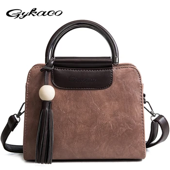 

Gykaeo Winter Female Fashion Tote Bags Handbags Women Famous Brands Leather Messenger Shoulder Bag Ladies Small Crossbody Bags
