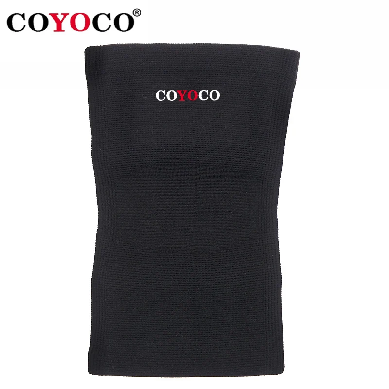 1 Pcs Sports Knee Support Protector Pad COYOCO Brand Kneepad Prevent Arthritis Injury High Elastic Knee Guard Keep Warm Black