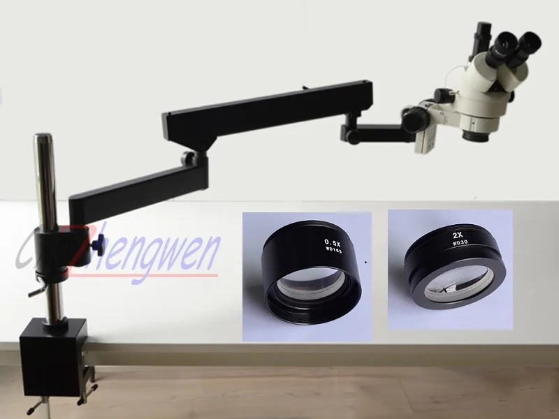 

FYSCOPE SIMUL FOCAL 7X-45X 3.5X-90X ARTICULATING ARM ZOOM STEREO MICROSCOPE