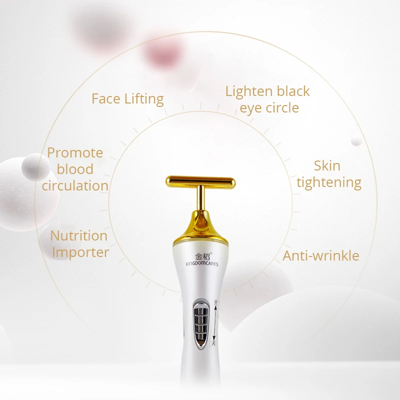 Facial Slimming Massager Face Lifting Tighten Skin Wrinkle Removal Nutrition Leading-in Sonic Vibra