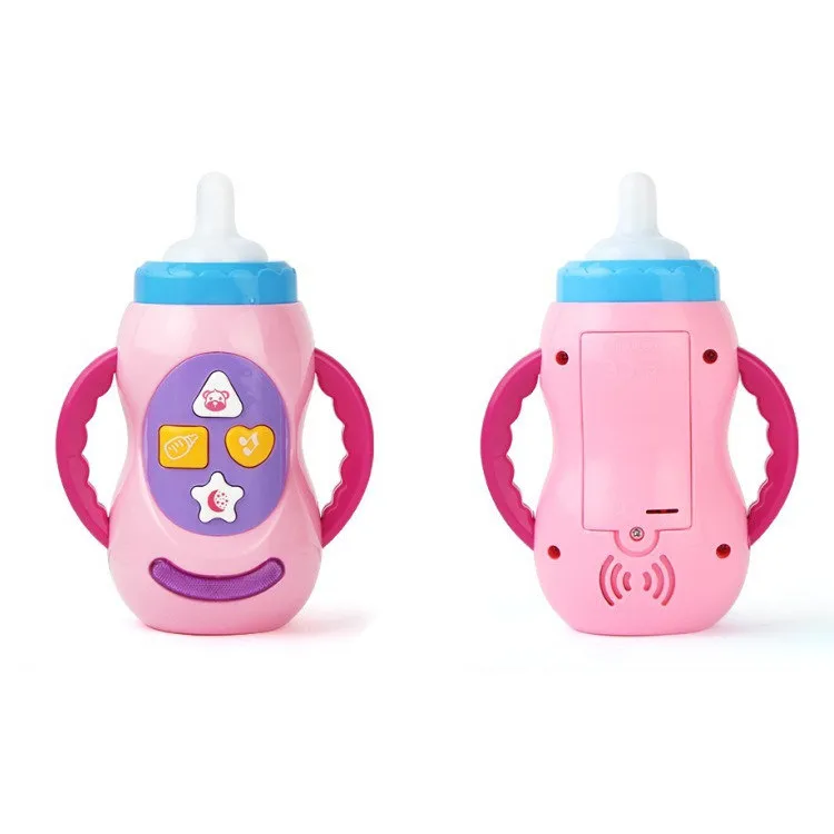 Детские Интересные музыкальные бутылки игрушки светодиодный мигающий симулятор бутылки с музыкой детские развивающие игрушки WJ546