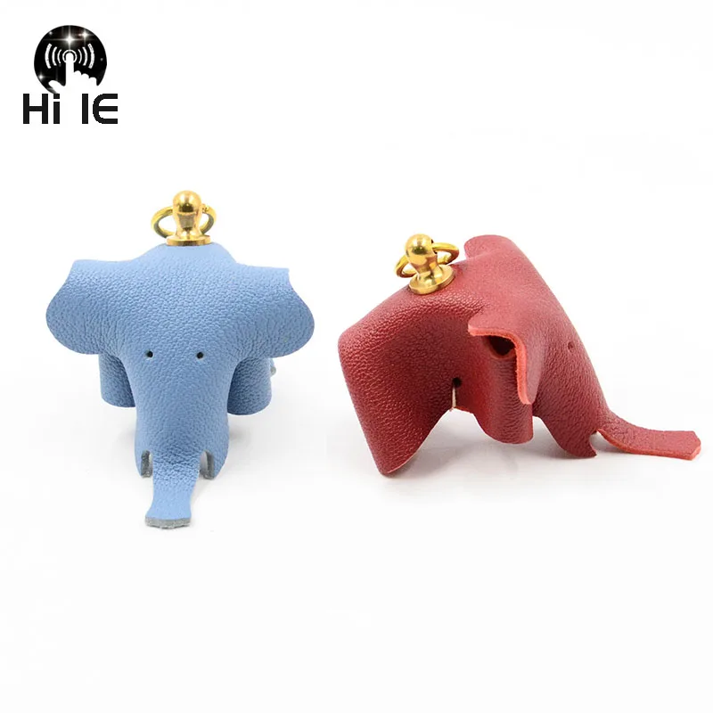 

1pc Semifinished Product Handmade Goatskin Leather Keychain Animal Key Chain Women Bag Charm Pendant Jewelry Key Ring Kids