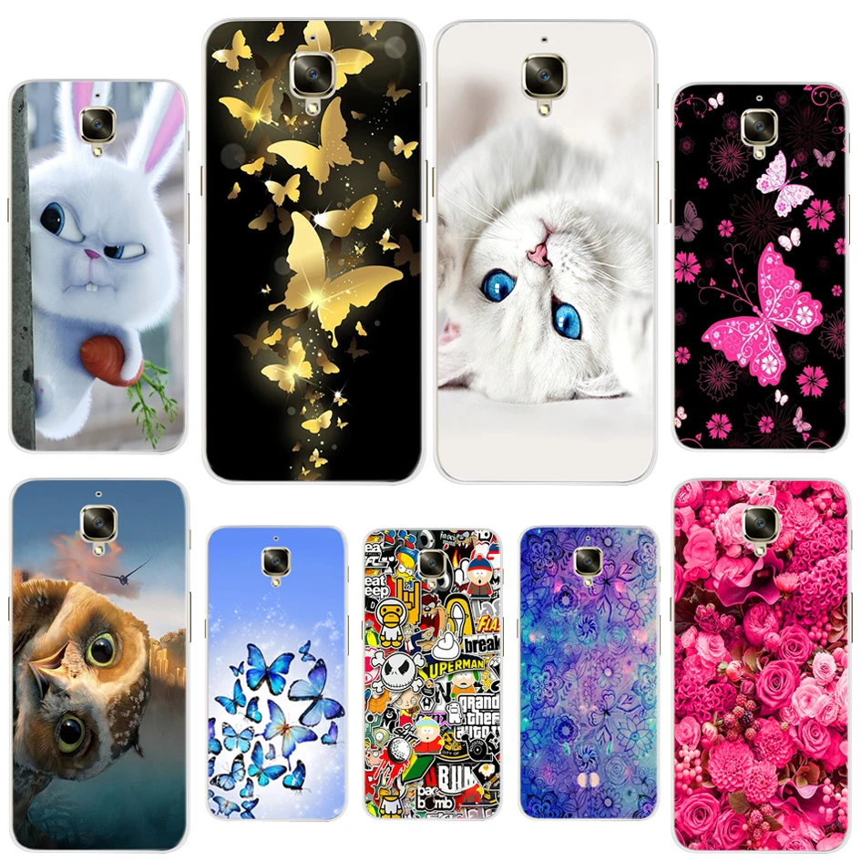 

For One Plus 3 Case Oneplus 3t Case Cover Luxury Silicone TPU Phone Case For Oneplus3 Oneplus 3T One Plus 3T A3000 5.5" Back Bag