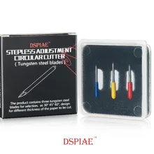 DSPIAE MT-CB плавная регулировка круговой резак вольфрамовые стальные лезвия модель монтажный инструмент аксессуар для хобби
