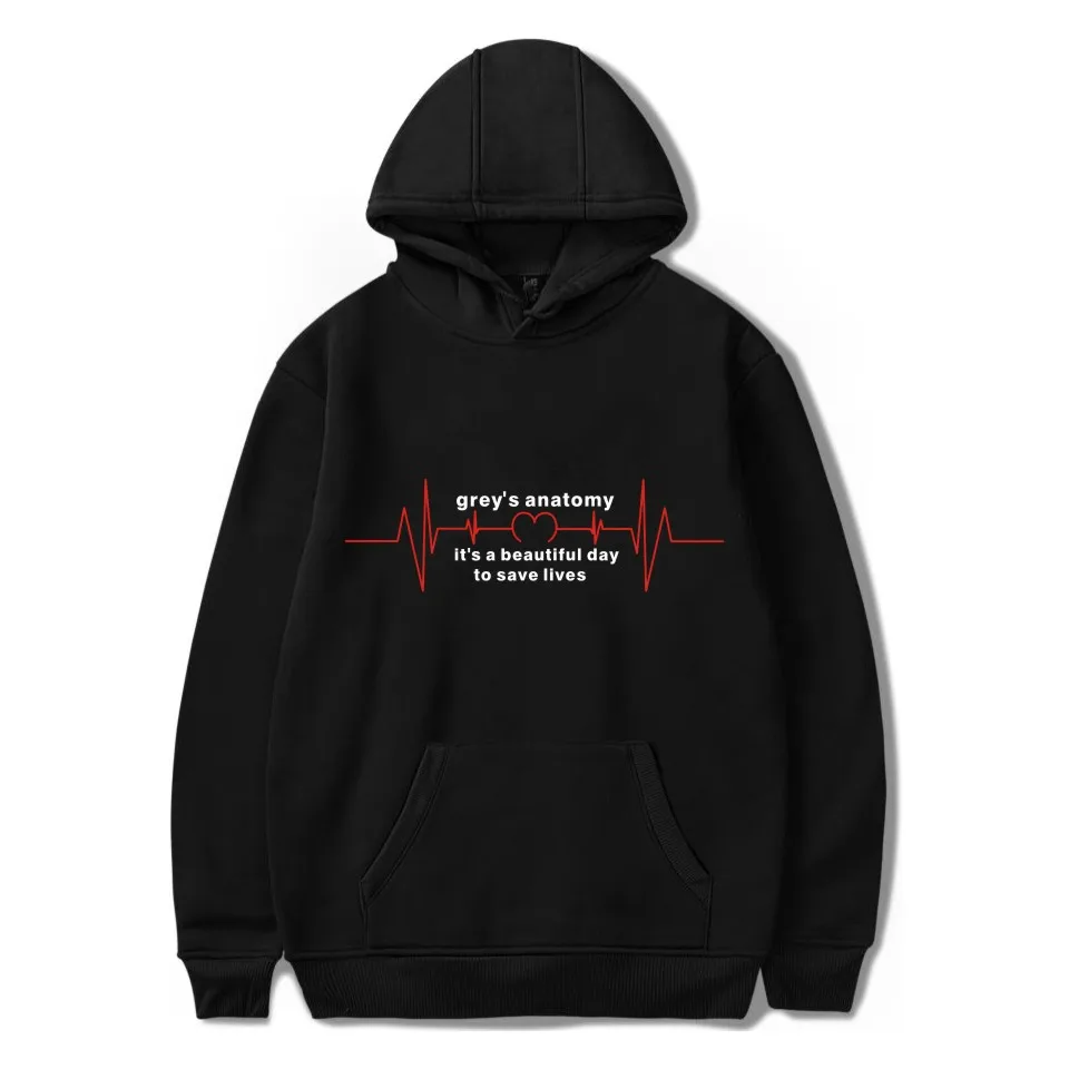 Gray's Anatomy Hoodie Unisex Pullover Graphic Print Hoodies Sweatshirt Tumblr Greys Anatomy Gifts Fashion Jacket Coat Plus Size Gray's Anatomy Hoodie Unisex Pullover Graphic Print Hoodies Sweatshirt Tumblr Greys Anatomy Gifts Fashion Jacket Coat Plus Size