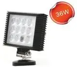 

Free Shipping 36w Ip67 2840lm 6000k 198*126*55mm Flood Or Spot Beam Led Work Light For Truck Suv Atv