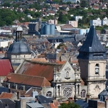 Eglise St-Remy Church in Normandy Poster Print by Walter Bibikow (36 x 24)