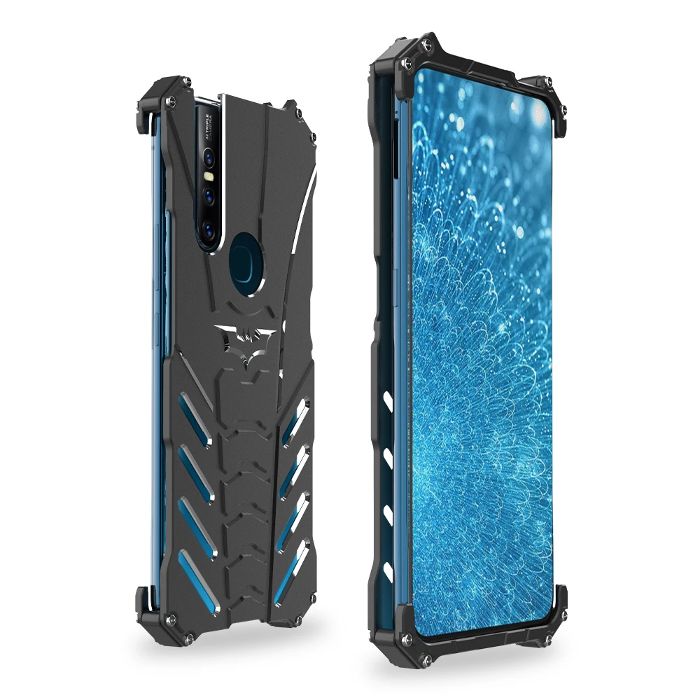 R JUST Роскошный Алюминиевый металлический чехол для VIVO V15 Pro задняя крышка с