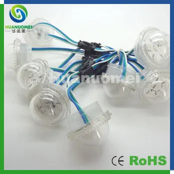 

New item!! 20pcs /pack 35mm 5050SMD 6leds led pixel rgb lamp programable ,IP67 led pixel module string