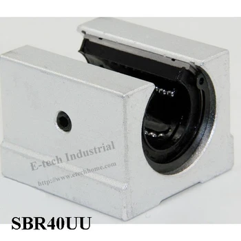 

2pcs/Lot Linear Slider Linear Bearing Block SBR40UU CNC Router