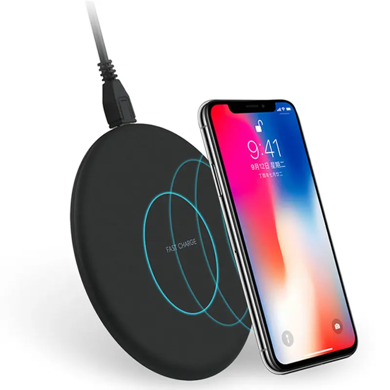 Discount Desktop Fast Charging Black Wireless Charger For Mobile Phone IPhone 8 X Plus 10W Qi Pad Samsung Galaxy S8 S7 Adapter Discount Desktop Fast Charging Black Wireless Charger For Mobile Phone IPhone 8 X Plus 10W Qi Pad Samsung Galaxy S8 S7 Adapter