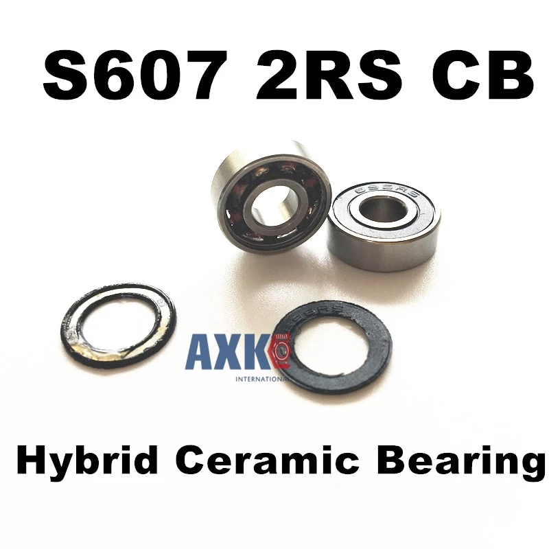 

Free Shipping S607 2RS CB 7x19x6 mm hybrid si3n4 ceramic Engine bearing