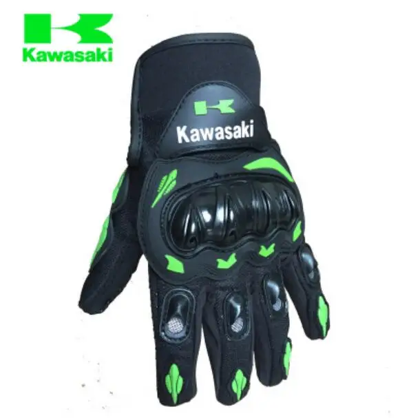Бесплатная доставка мотоциклетные перчатки в стиле ретро для kawasaki гоночные