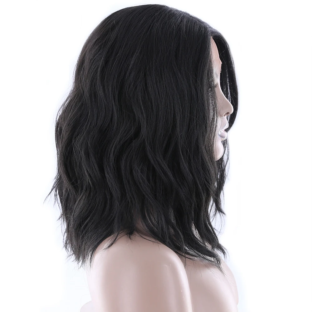 Естественная волна Синтетические волосы на кружеве синтетические парики волос для Для женщин X-TRESS черный натуральный блондин Ombre Цвет