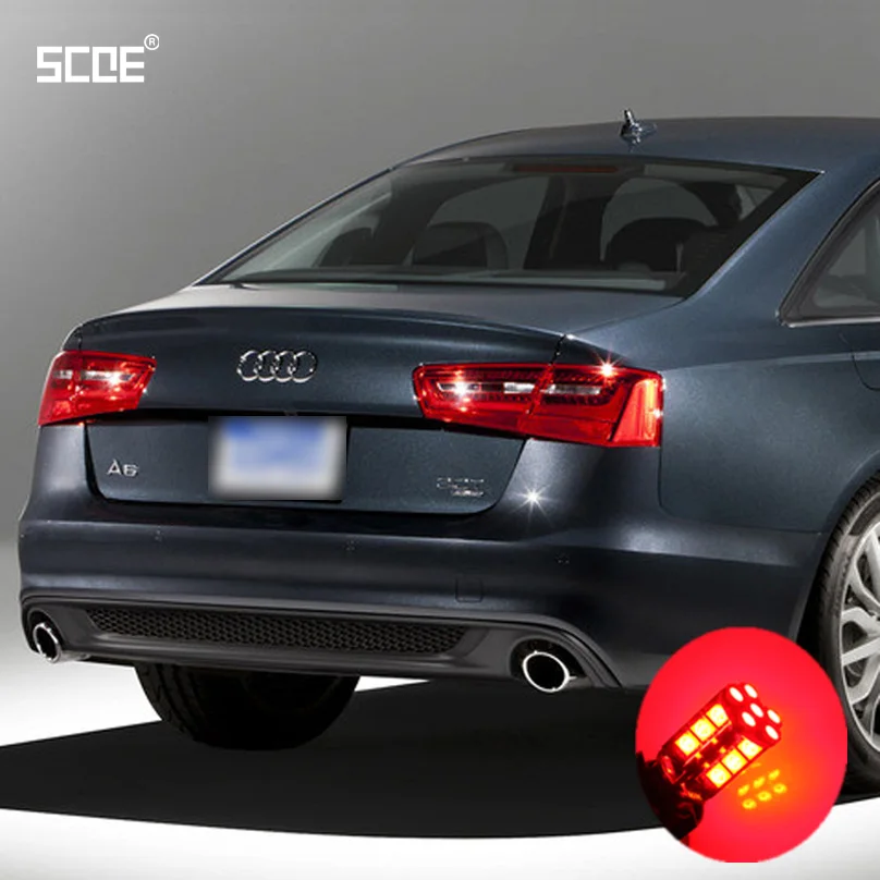 Для Audi A5 Quattro A6 (C7) Q5 Q7 (4L) SCOE 2015 Новый 2X 30SMD светодиодный стоп-светильник Задний